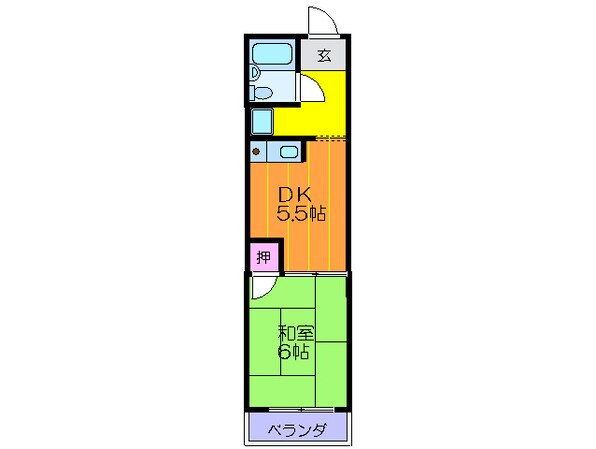 第２シャルマンの物件間取画像